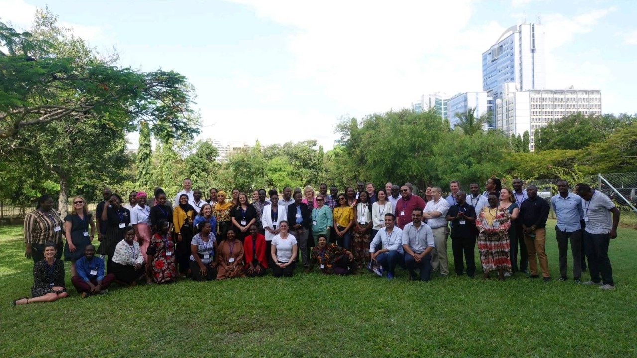 Group picture of the participants of an IEFG event in Dar es Salaam, Tanzania. Used by permission.